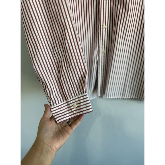 Polo Ralph Lauren Men’s XL Stripes Skull Button Down Long Sleeve Classic Shirt - Picture 9 of 15